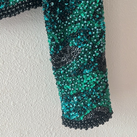 RARE Beaded Indian Head Sequined Jacket - Picture 17 of 17